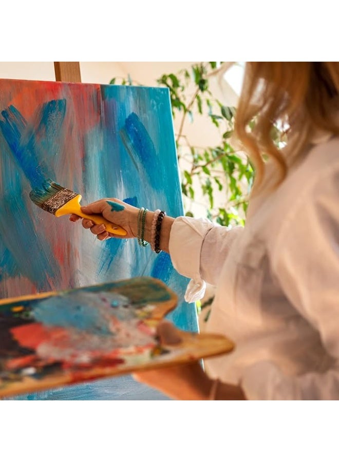 سمارت 5 لوحات قماشية مشدودة للرسم 20×30 سم - قطن 100% - لوحات قماشية كبيرة فارغة للرسم بالأكريليك والزيت - Image 3